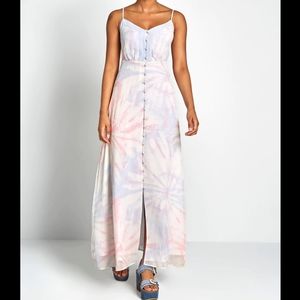 ModCloth Sheer, maxi dress